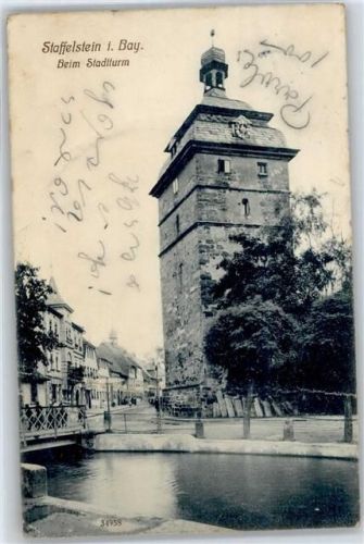 96231 W8623 Staffelstein , Oberfr - Stadtturm