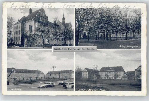01809 O8312 Heidenau , Sachs - Schule , WKII