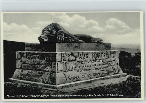Serie - Monument de la Chapelle Sainte-Fine - Memoire des Morts de la Division - Kriegerdenkmal