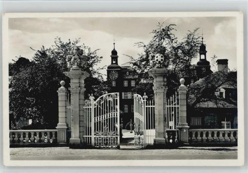 Schwetzingen 1935 Eingang zum Schloß