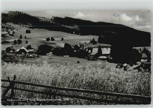 Saig Höhenluftkurort,Hochschwarzwald