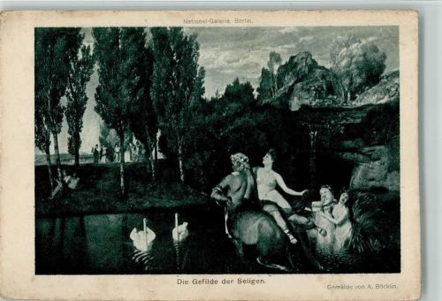 Die Gefilde der Seligen - Nymphen, Wassergott - Flecken
