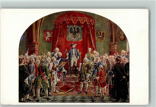 Schlesien huldigt Friedrich den Grossen 1741 Gemälde von Camphausen