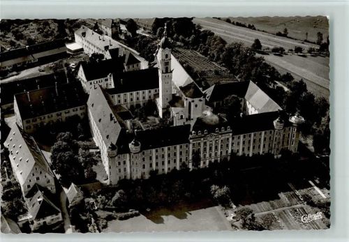 Ochsenhausen Luftaufnahme Ehem. Benediktiner-Abtei jetzt Lehrerinnen-Oberschule