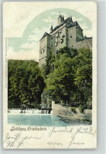 09648 O9251 Kriebstein 1905 - Schloß