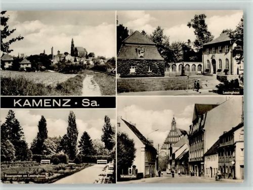 Kamenz 1974 Lessinghaus Rosengarten Weststraße