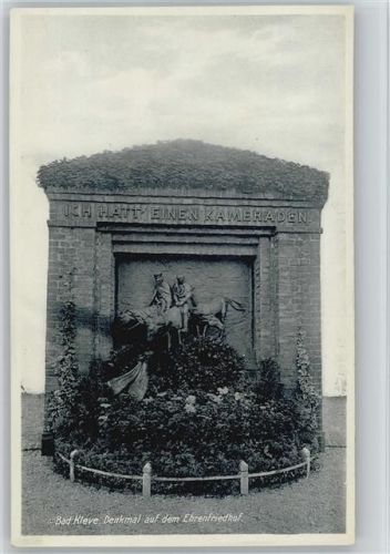 Kleve Denkmal Ehrenfriedhof