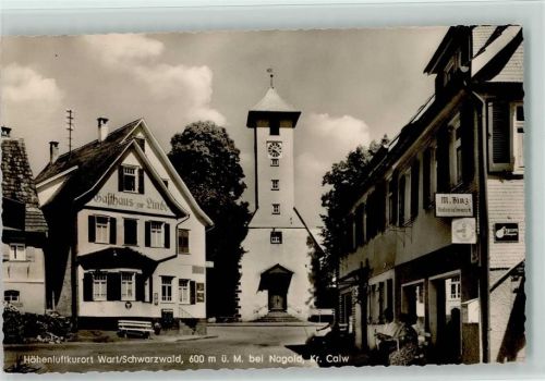 Wart Gasthaus zu Linde M.Binz Kolonialwaren Kirche