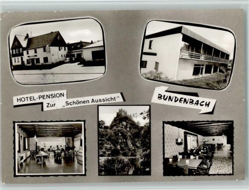 Bundenbach Hotel Pension Zur Schönen Aussicht innenaufnahmen Mehrfachaufnahme