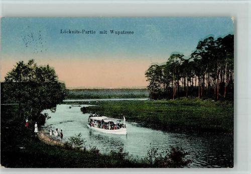 17321 O2103 Löcknitz , Vorpommern - Löcknitz-Partie mit Wupatzsee