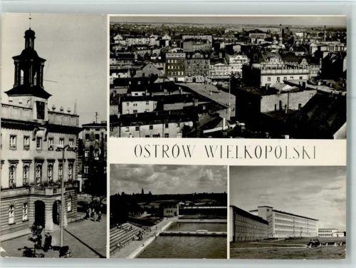 Ostrowo Rathaus Schwimmbad