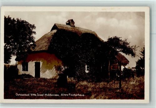 Vitte Altes Fischerhaus Reetdach