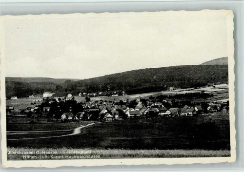Ilbeshausen Ortsansicht im Hintergrund Hochwaldhausen