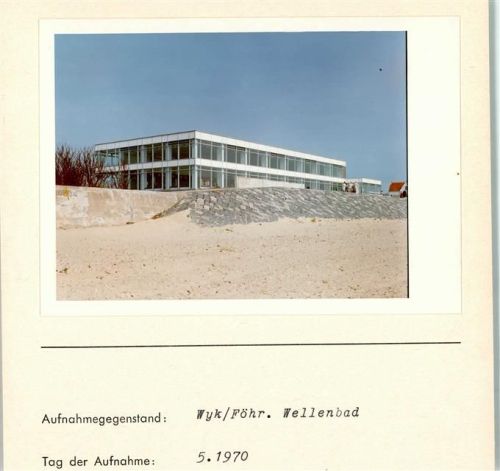 Wyk Foto montiert auf Karton