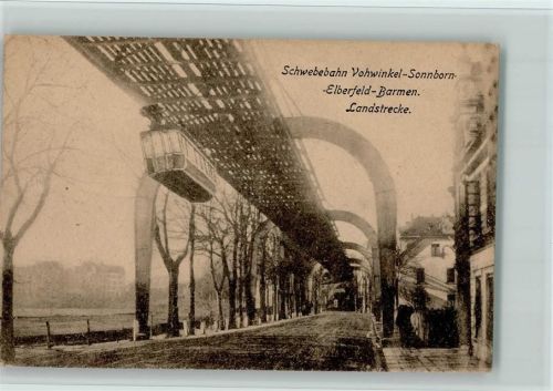 Elberfeld Schwebebahn Vohwinekl-Sonnborn Elberfeld Barmen Landstrecke