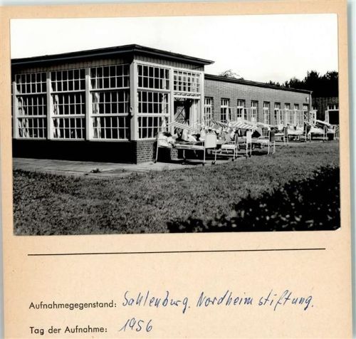 Sahlenburg Foto montiert auf Karton