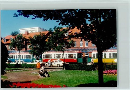 Borkum Georg-Schütte-Platz Foto montiert auf Karton