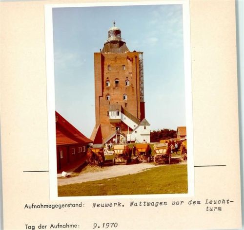 Hamburg-Insel Neuwerk Foto montiert auf Karton