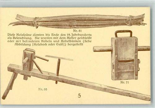 Werbung Kretschmar Nr 5 Holzspäne