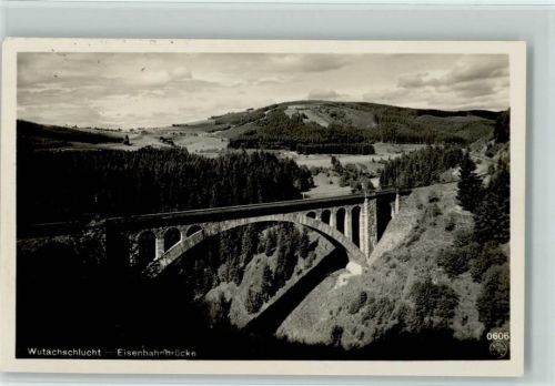 Wutach Wutachschlucht Eisenbahnbrücke