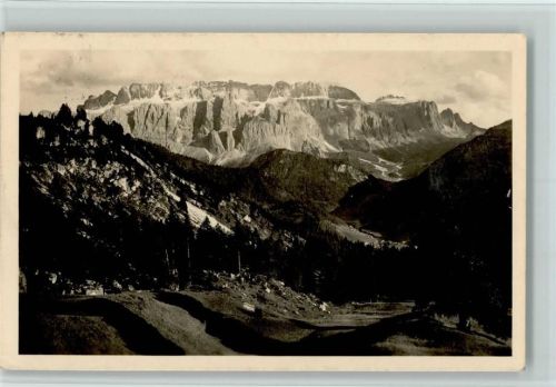 Dolomiten Gruppo del Sella con Selva Santa Maria e Plan