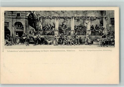 1905 Schmederers Krippensammlung im Bayr. Nationalmuseum München AK