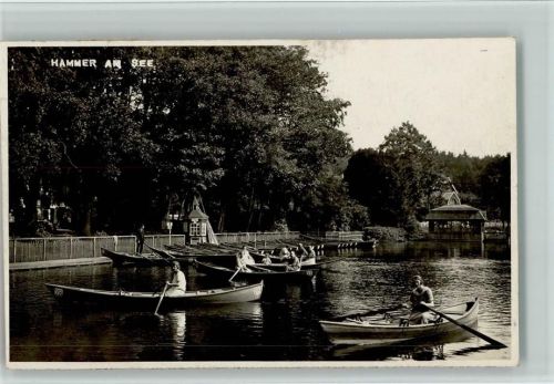 Hamr na Jezere 1936 Am See, Ruderboote - Verleih AK