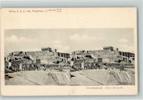 Athen um 1900 - Verlag Voß Nr. 897 - Akropolis AK