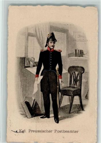 1913 Preuss. Postbeamter - Deutscher Post-Almanach 1842/53