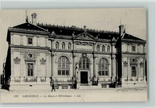 Grenoble Le Musee et Bibliothek Bibliothek 1910