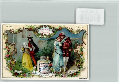 Faust von Gounod , Sammelbild Liebig