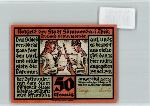 Sömmerda Notgeld Soldaten