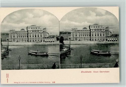 Stockholm um 1900 - Knackstedt & Näther Nr. 569 , Opernhaus, sehr gute Erhaltung AK