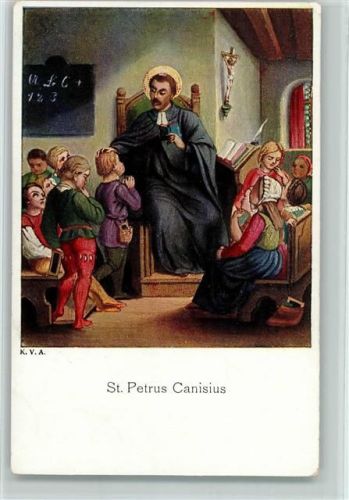 St. Petrus Canasius in einer Schulklasse AK