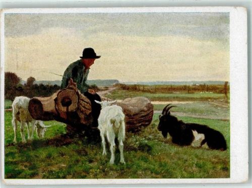 1942 Verlag Hirmer Nr. 42173 A Ziegenhirte von Junghanns