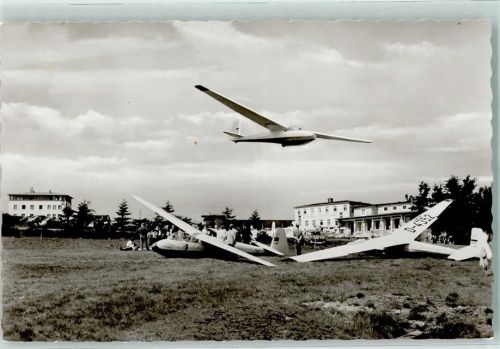 Rhön - Segelflug Startstelle AK Segelflug 1963 Foto AK