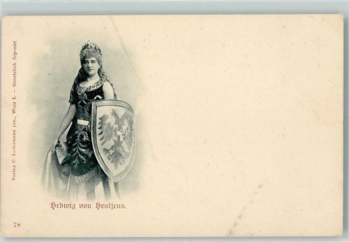 Hedwig von Hentjens, AK Opernsänger 1900