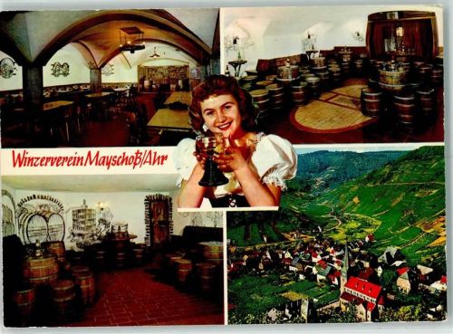 Mayschoß Winzerverein Weinfässer Weinberge