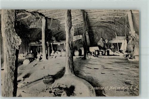 Interior native hut