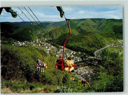 Altenahr Blick von der Sessel-Seilbahn