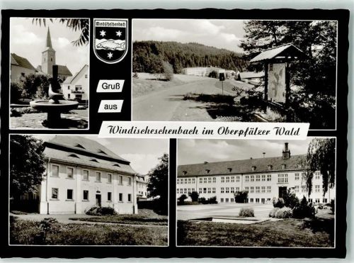 Windischeschenbach Rückseite mit Abschürfungen bzw Kleberesten Johannisthal