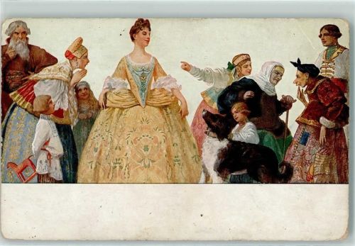 Frauenschönheit wird bewundert