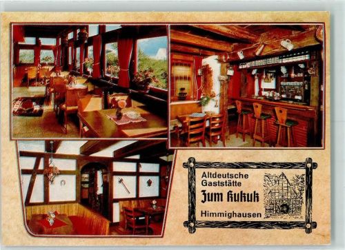 Himmighausen Altdeutsches Gasthaus Zum Kukuk Kutscherstuben