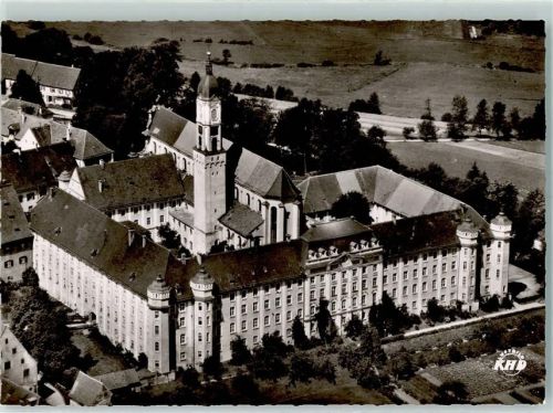 Ochsenhausen Fliegeraufnahme Ehem. Benediktinerkloster Jetzt Staatl. Aufbaugymnasium für Lehrerinnen
