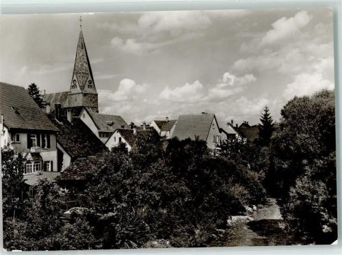 Gingen Rückseite mit Abschürfungen bzw Kleberesten