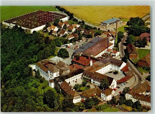 Fürstenberg Fliegeraufnahme Fürstenberg Porzellanmanufaktur Schloss und Werksanlagen