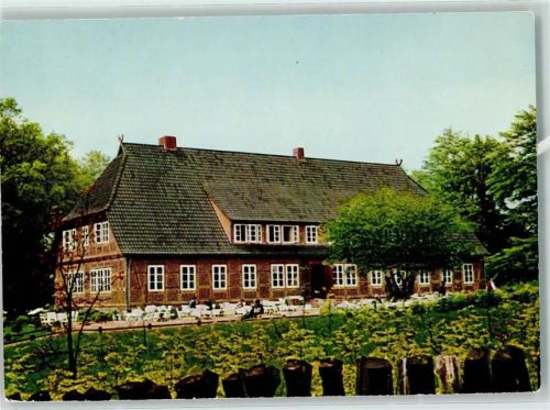 Niederhaverbeck Rückseite mit Abschürfungen bzw Kleberesten Haverbeckhof