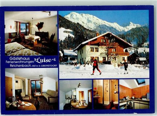 Reichenbach Gästehaus Luise Ferienwohnungen Langläufer Rückseite mit Abschürfungen bzw Kleberesten