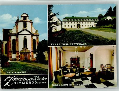 Himmerod Zisterzienser-Kloster Abteikirche Exerzitien-Gästehaus Tagesraum im Gästehaus