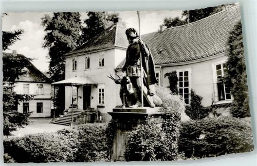 Göhrde Rückseite mit Abschürfungen und Kleberesten dadurch Scan verzogen Heimvolkshochschule Ehem. Jagdschloss der Hohenzollern